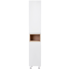 Пенал підлоговий Qtap Robin 350х1950х316 White/Whitish oak QT1376PN1651RWWO ТОП в Івано-Франківську