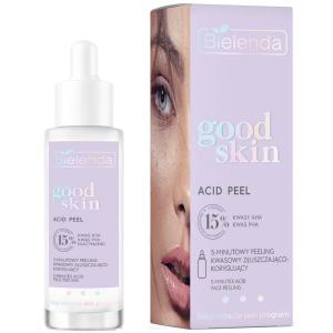 Кислотный пилинг Bielenda Good Skin Микро-эксфолиант 15% AHA + PHA + Ниацинамид 30 мл (5902169046873) ТОП в Ивано-Франковске