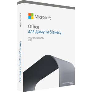 Microsoft Office для дому та бізнесу 2021 для 1 ПК (Win або Mac), FPP - коробкова версія, українська мова (T5D-03556) ТОП в Івано-Франківську