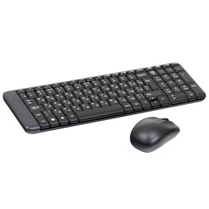 Комплект Logitech Wireless Desktop MK220 (920-003169) Black лучшая модель в Ивано-Франковске