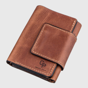 Шкіряний чоловічий гаманець Grande Pelle leather-11205 Коричневий в Івано-Франківську