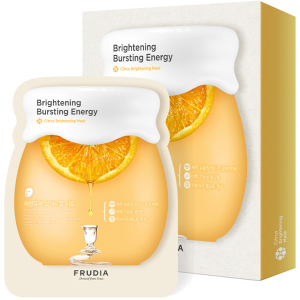 Набір тканинних масок для обличчя Frudia Citrus Brightening Mask Освітлює 10 шт (8803348045311) в Івано-Франківську