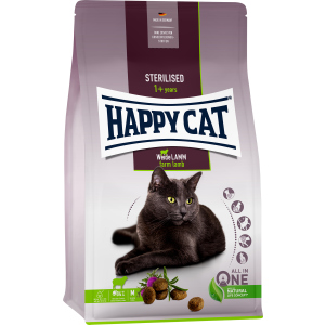 Сухий корм Happy Cat Sterilised Weide Lamm для дорослих стерилізованих кішок зі смаком ягняти 10 кг (70586 / 4001967140712) в Івано-Франківську