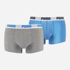 хорошая модель Трусы-шорты Puma Basic Trunk 2P 88887010 XL 2 шт Blue-Grey (8713537756112)