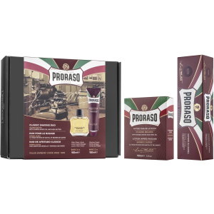 Подарочный набор для бритья Proraso Деликатное бритье и уход для жесткой щетины с сандаловым маслом и маслом дерева Ши Крем 150 мл + Лосьон 100 мл (8004395004775) лучшая модель в Ивано-Франковске