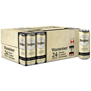 Упаковка пива Warsteiner Premium Verum светлое фильтрованное 4.8% 0.5 л x 24 шт (4000856094471)