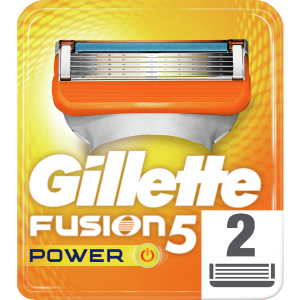 Сменные картриджи для бритья (лезвия) мужские Gillette Fusion5 Power 2 шт (7702018867172) лучшая модель в Ивано-Франковске