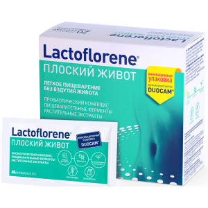 Біологічно активна добавка Lactoflorene Плоский живіт 20 пакетиків (8004995458770) ТОП в Івано-Франківську