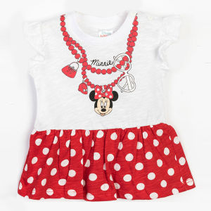 Сукня Disney Minnie Mouse MN15545 68-74 см Біла з червоним (8691109789860) ТОП в Івано-Франківську