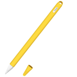 Чохол TPU Goojodoq Hybrid Ear для стілуса Apple Pencil 2 Yellow краща модель в Івано-Франківську