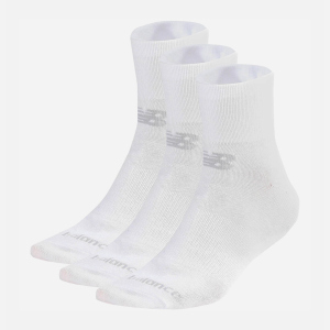 Носки New Balance Prf Cotton Flat Knit Ankle Socks 3 Pair LAS95233WT 37-42 3 пары Белые (192983723127) в Ивано-Франковске