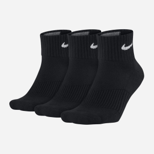 Шкарпетки Nike Perf Cush Qt 3Pr SX4703-001 S (34-38) 3 пари Чорні (884726565032) краща модель в Івано-Франківську