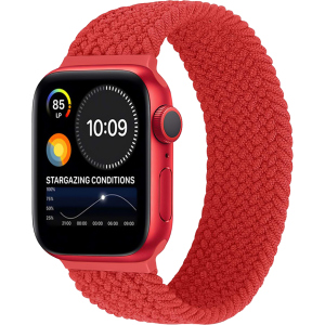 Ремінець Promate Fusion-44M для Apple Watch 42-44 мм 1/2/3/4/5/6/7/SE Red (fusion-44m.red) ТОП в Івано-Франківську