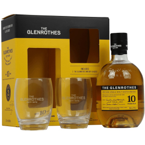 Виски Glenrothes 10 лет выдержки 0.7 л 40% с 2 стаканами (3068680213001) лучшая модель в Ивано-Франковске