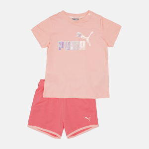 Спортивний костюм дитячий Puma Minicats Set 58662226 86 см Apricot Blush (4063697350823) ТОП в Івано-Франківську