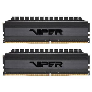 Модуль пам'яті DDR4 2x8GB/3200 Patriot Viper 4 Blackout (PVB416G320C6K) краща модель в Івано-Франківську