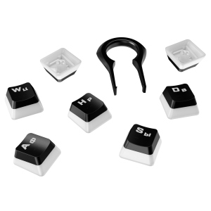 Набір ковпачків для механічних клавіатур HyperX Pudding Keycaps (HKCPXA-BK-RU/G) краща модель в Івано-Франківську