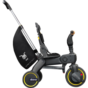 Складаний триколісний велосипед Doona Liki Trike S5 Nitro Black (SP550-99-033-015) в Івано-Франківську