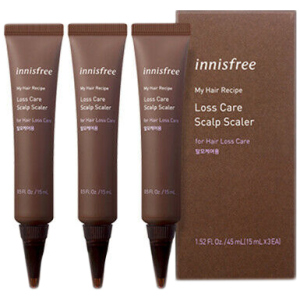 Скайлер для жирной кожи против выпадения волос Innisfree My Hair Recipe Loss Care Scalp Scaler 15 мл х 3 шт (8809612867719)