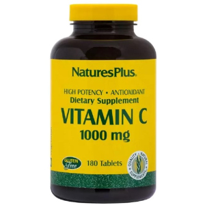 Витамин C, Vitamin C, 1000 мг, Nature's Plus, 180 таблеток (097467022904) ТОП в Ивано-Франковске