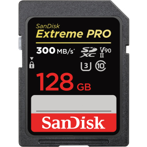 SanDisk Extreme PRO SDXC 128GB Class 10 UHS-II V90 (SDSDXDK-128G-GN4IN) ТОП в Івано-Франківську