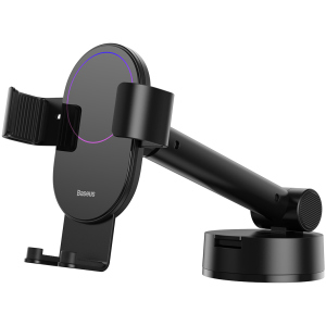 Автоутримувач Baseus Simplism Gravity Car Mount With Suction Base Black SUYL-JY01