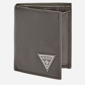 Гаманець чоловічий Guess Certosa Sm Billfold W/Cp SMCERTLEA22-BLA Чорний (8000702444265) надійний