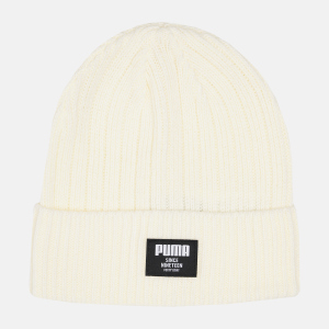 Шапка Puma Ribbed Classic Beanie 2283108 Слонова кістка (4064533034150) в Івано-Франківську