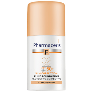 Коригуючий захисний тональний флюїд Pharmaceris F SPF50+ Пісок 30 мл (5900717154216)