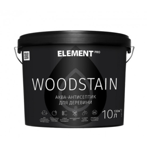 Аква-антисептик для дерева ELEMENT PRO WOODSTAIN, 10 л МАХАГОН краща модель в Івано-Франківську