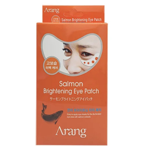 Набор патчей под глаза Arang Salmon Brightening Eye Patch осветляющие с икрой лосося 5 г х 10 шт (8809464011896)