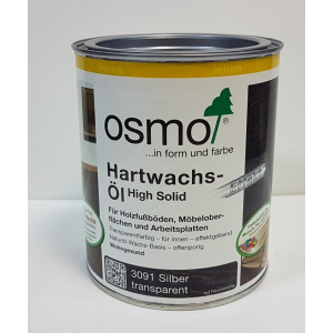 Масло с твердым воском OSMO HARTWACHS - ÖL Silber|Gold Effekt 3091 ( серебро ) 0.75 л. лучшая модель в Ивано-Франковске