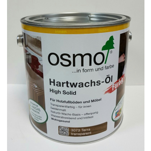 Масло с твердым воском цветное прозрачное OSMO HARTWACHS-ÖL Farbig 3073 - (терра) 2.5 л. в Ивано-Франковске