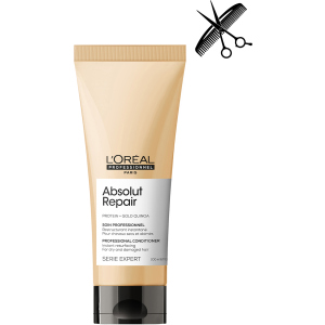 Профессиональный кондиционер L'Oreal Professionnel Serie Expert Absolute Repair для интенсивного восстановления поврежденных волос 200 мл (3474636976096)