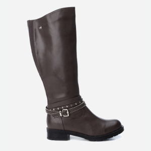 Сапоги XTI Pu Ladies Boots 48496-18 37 23 см Серые (8434739045629) ТОП в Ивано-Франковске