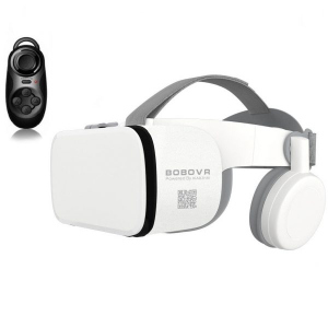 Окуляри віртуальної реальності Bobo VR Z6 + пульт+навушники Bluetooth 110 ° White ТОП в Івано-Франківську