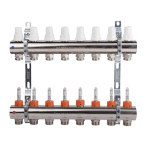 Колектор Icma 1"8 виходів, з витратоміром №K013 в Івано-Франківську