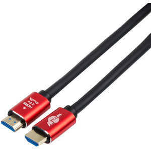 Кабель Atcom HDMI - HDMI 4K v.2.0 20 м Red/Gold (24920)