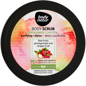 Скраб для тіла Body Natur Body Scrub Pomegranate and Dragon fruit 200 мл (8414719408095) ТОП в Івано-Франківську