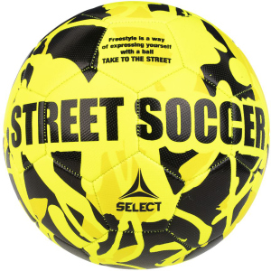 М'яч футбольний Select Street Soccer (102) №4.5 Yellow-Black (5703543232895) краща модель в Івано-Франківську