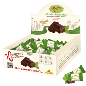 Шоколадные конфеты Корисна Кондитерська Желейное Наслаждение 750 г (4820158920977) в Ивано-Франковске