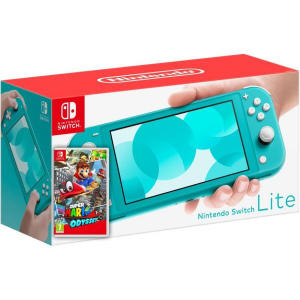 Nintendo Switch Lite Turquoise + Гра Super Mario Odyssey (російська версія) в Івано-Франківську