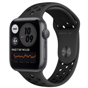 Смарт-часы Apple Watch SE Nike GPS 44mm Space Gray Aluminum Case with Anthracite/Black Nike Sport Band (MYYK2UL/A) надежный