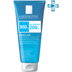 Гель-мусс La Roche-Posay Effaclar для очищения жирной проблемной кожи лица 300 мл (3337875549486)