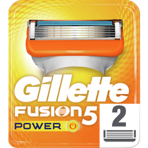 Сменные картриджи для бритья (лезвия) мужские Gillette Fusion5 Power 2 шт (7702018877560) лучшая модель в Ивано-Франковске