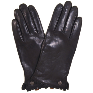 Жіночі рукавички шкіряні Sergio Torri 580 ш6.5 Чорні (2000000021621) в Івано-Франківську
