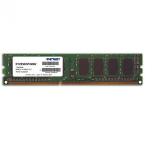 Модуль памяти PATRIOT 8GB [1x8GB 1600MHz DDR3] (PSD38G16002S) (F00152406) лучшая модель в Ивано-Франковске