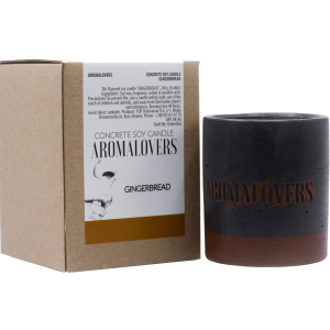 Ароматична свічка Aromalovers Імбирний пряник соєва в бетоні 240 г (ROZ6206102585) рейтинг