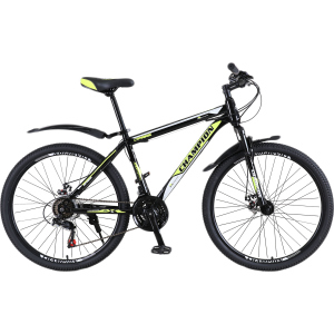 Велосипед Champion Spark 29" 19.5" Black-neon yellow-white (29ChWS21-003251) лучшая модель в Ивано-Франковске