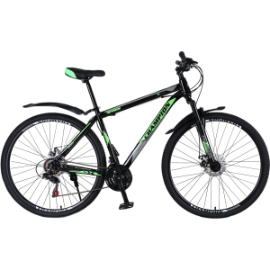 Велосипед Champion Spark 29" 19.5" Black-green-white (29ChWS21-003252) ТОП в Ивано-Франковске